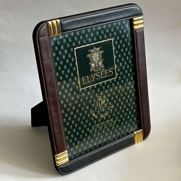 Vintage Elysées Leather Frame - Picture 1 of 10
